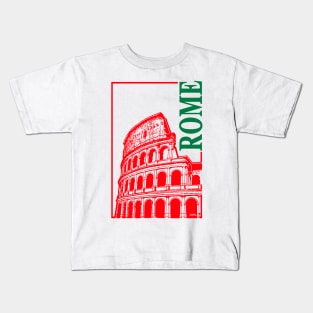 Rome, Italy Colosseum Kids T-Shirt